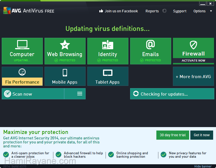 AVG AntiVirus Free 17.7.3032 (32-bit) 圖片 7