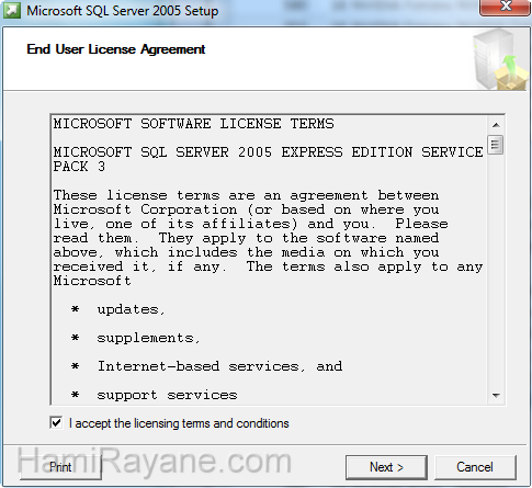SQL Server 2005 Express SP3 絵 2