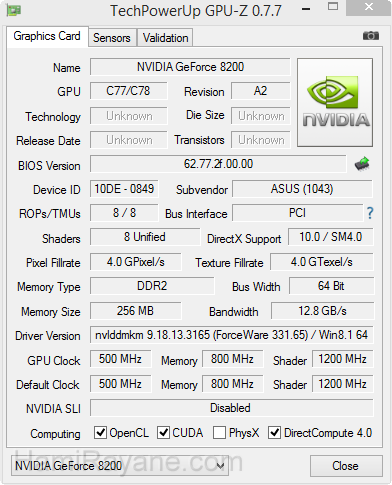 GPU-Z 2.18.0 Video Card 圖片 4