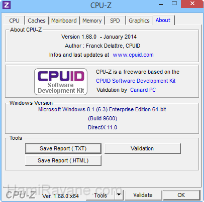 CPU-Z 1.83 Immagine 15